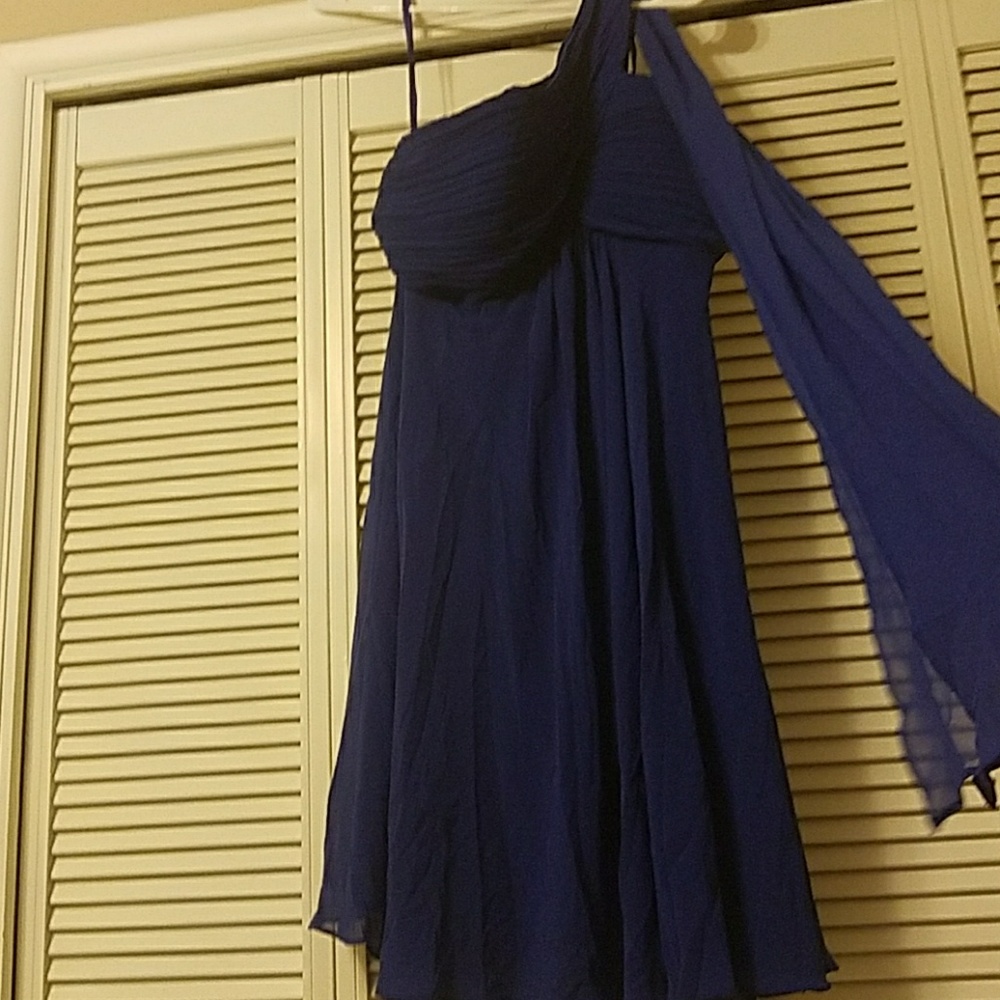 Royal blue cocktail dress